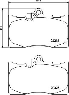 Magneti Marelli 363700483072 - Тормозные колодки, дисковые, комплект autospares.lv