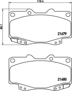 Magneti Marelli 363700483151 - Тормозные колодки, дисковые, комплект autospares.lv