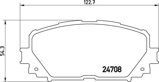 Magneti Marelli 363700483101 - Тормозные колодки, дисковые, комплект autospares.lv