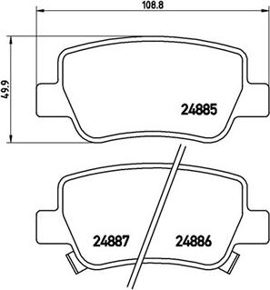 Magneti Marelli 363700483112 - Тормозные колодки, дисковые, комплект autospares.lv