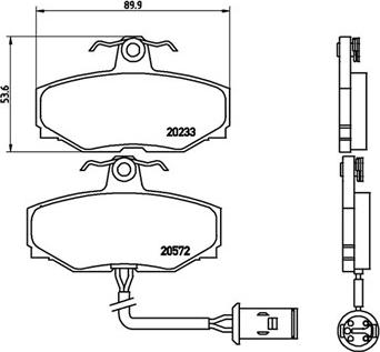 Magneti Marelli 363700436006 - Тормозные колодки, дисковые, комплект autospares.lv