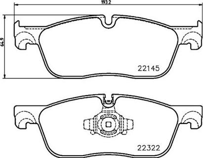 Magneti Marelli 363700436035 - Тормозные колодки, дисковые, комплект autospares.lv