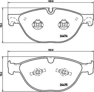 Magneti Marelli 363700436025 - Тормозные колодки, дисковые, комплект autospares.lv