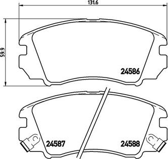 Magneti Marelli 363700430043 - Тормозные колодки, дисковые, комплект autospares.lv