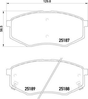 Magneti Marelli 363700430055 - Тормозные колодки, дисковые, комплект autospares.lv