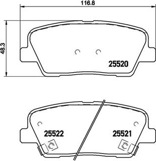 Magneti Marelli 363700430063 - Тормозные колодки, дисковые, комплект autospares.lv