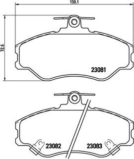 Magneti Marelli 363700430005 - Тормозные колодки, дисковые, комплект autospares.lv