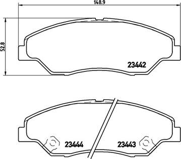 Magneti Marelli 363700430015 - Тормозные колодки, дисковые, комплект autospares.lv