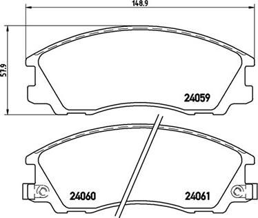 Magneti Marelli 363700430017 - Тормозные колодки, дисковые, комплект autospares.lv