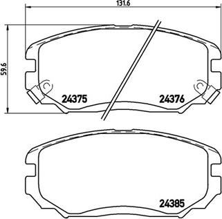 Magneti Marelli 363700430038 - Тормозные колодки, дисковые, комплект autospares.lv