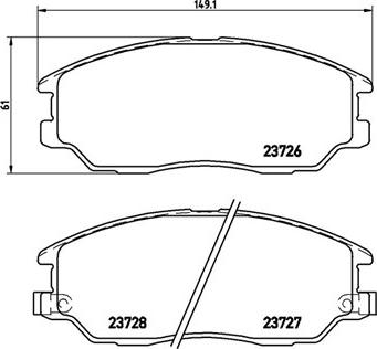 Magneti Marelli 363700430028 - Тормозные колодки, дисковые, комплект autospares.lv