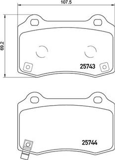 Magneti Marelli 363700430074 - Тормозные колодки, дисковые, комплект autospares.lv