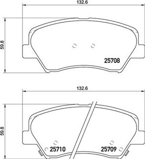 Magneti Marelli 363700430073 - Тормозные колодки, дисковые, комплект autospares.lv