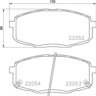 Magneti Marelli 363700430077 - Тормозные колодки, дисковые, комплект autospares.lv