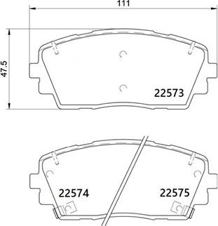 Magneti Marelli 363700430115 - Тормозные колодки, дисковые, комплект autospares.lv