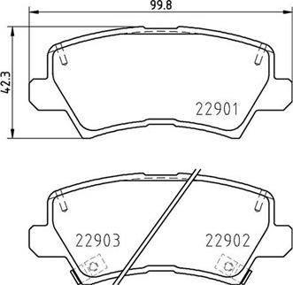 Magneti Marelli 363700430111 - Тормозные колодки, дисковые, комплект autospares.lv