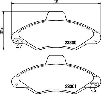 Magneti Marelli 363700424045 - Тормозные колодки, дисковые, комплект autospares.lv