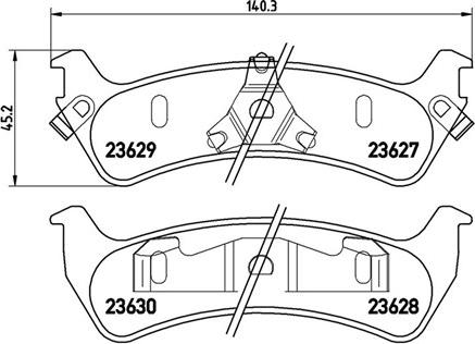 Magneti Marelli 363700424042 - Тормозные колодки, дисковые, комплект autospares.lv