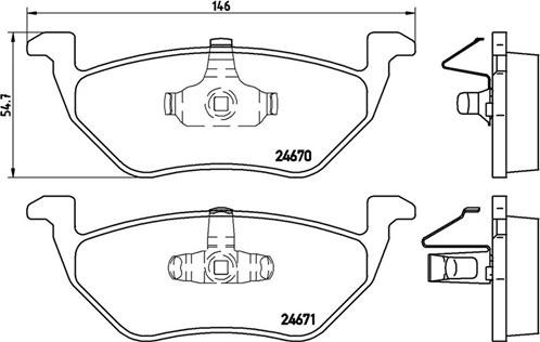 Magneti Marelli 363700424085 - Тормозные колодки, дисковые, комплект autospares.lv