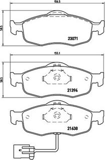 Magneti Marelli 363700424034 - Тормозные колодки, дисковые, комплект autospares.lv