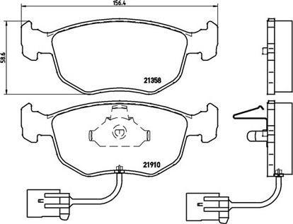 Magneti Marelli 363700424035 - Тормозные колодки, дисковые, комплект autospares.lv