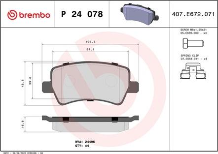 Magneti Marelli 363700424078 - Тормозные колодки, дисковые, комплект autospares.lv