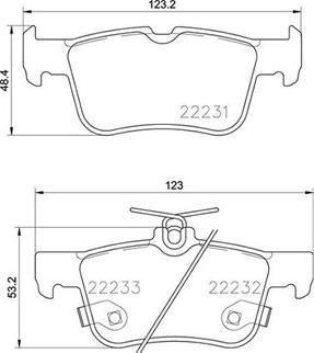 Magneti Marelli 363700424201 - Тормозные колодки, дисковые, комплект autospares.lv