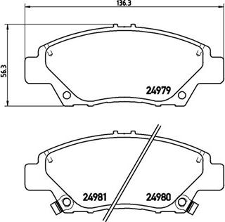 Valeo 606653 - Тормозные колодки, дисковые, комплект autospares.lv