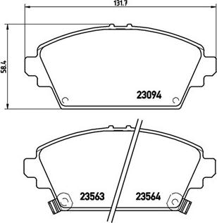 Magneti Marelli 363700428029 - Тормозные колодки, дисковые, комплект autospares.lv