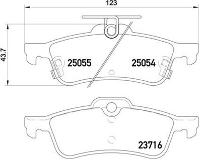 Magneti Marelli 363700428070 - Тормозные колодки, дисковые, комплект autospares.lv