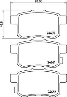 Magneti Marelli 363700428072 - Тормозные колодки, дисковые, комплект autospares.lv