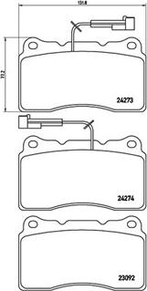 Magneti Marelli 363700423098 - Тормозные колодки, дисковые, комплект autospares.lv