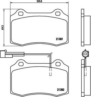 Magneti Marelli 363700423052 - Тормозные колодки, дисковые, комплект autospares.lv