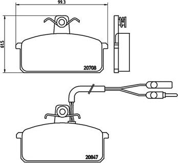 Magneti Marelli 363700423019 - Тормозные колодки, дисковые, комплект autospares.lv