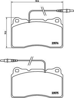 Magneti Marelli 363700423082 - Тормозные колодки, дисковые, комплект autospares.lv