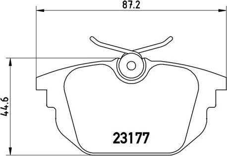 Magneti Marelli 363700423026 - Тормозные колодки, дисковые, комплект autospares.lv