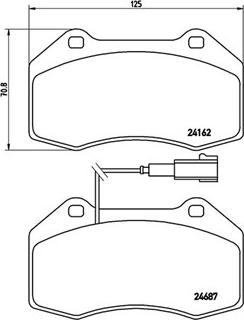 Magneti Marelli 363700423117 - Тормозные колодки, дисковые, комплект autospares.lv