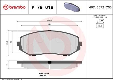 Magneti Marelli 363700479018 - Тормозные колодки, дисковые, комплект autospares.lv