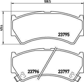 Magneti Marelli 363700479013 - Тормозные колодки, дисковые, комплект autospares.lv