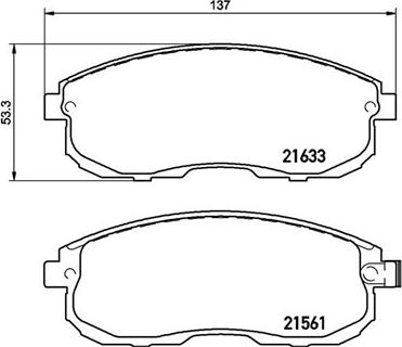 Magneti Marelli 363700479030 - Тормозные колодки, дисковые, комплект autospares.lv