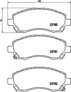 Magneti Marelli 363700478009 - Тормозные колодки, дисковые, комплект autospares.lv