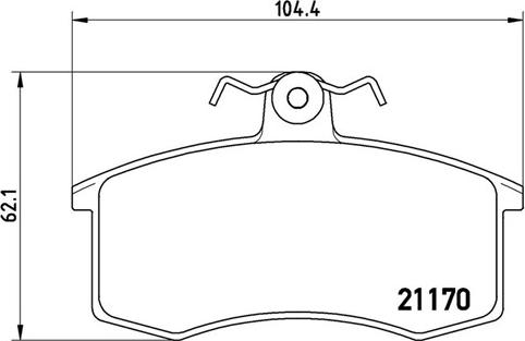 Magneti Marelli 363700541003 - Тормозные колодки, дисковые, комплект autospares.lv