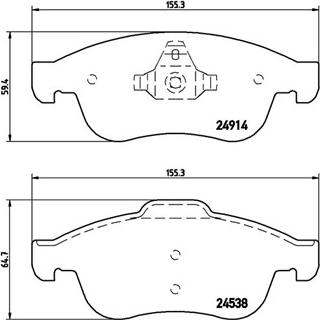 Magneti Marelli 363700568050 - Тормозные колодки, дисковые, комплект autospares.lv