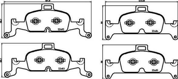 Magneti Marelli 363700585164 - Тормозные колодки, дисковые, комплект autospares.lv