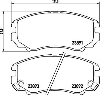 Magneti Marelli 363700530018 - Тормозные колодки, дисковые, комплект autospares.lv