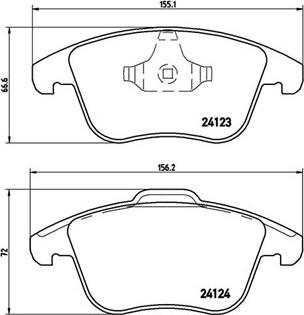 Magneti Marelli 363700524076 - Тормозные колодки, дисковые, комплект autospares.lv