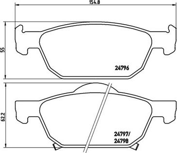 Magneti Marelli 363700528044 - Тормозные колодки, дисковые, комплект autospares.lv