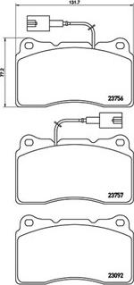 Magneti Marelli 363700523134 - Тормозные колодки, дисковые, комплект autospares.lv