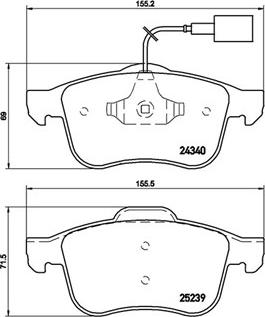 Magneti Marelli 363700523132 - Тормозные колодки, дисковые, комплект autospares.lv