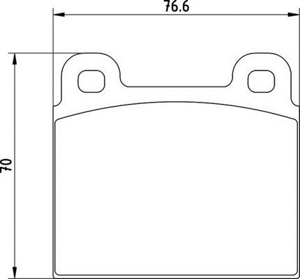 Magneti Marelli 363700204116 - Тормозные колодки, дисковые, комплект autospares.lv